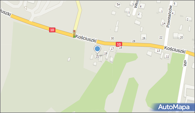 Sierpc, Kościuszki Tadeusza, gen., 21, mapa Sierpc