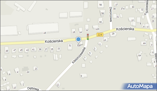 Skarszewy, Kościerska, 31a, mapa Skarszewy