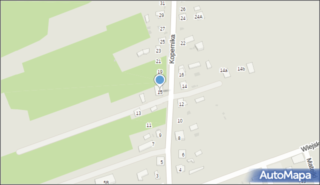 Skarżysko-Kamienna, Kopernika Mikołaja, 15, mapa Skarżysko-Kamienna