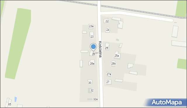 Skarżysko Kościelne, Kościelna, 26, mapa Skarżysko Kościelne