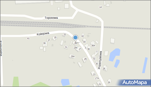 Skępe, Kolejowa, 29, mapa Skępe