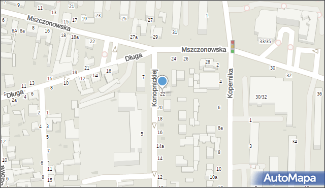 Skierniewice, Konopnickiej Marii, 22, mapa Skierniewic