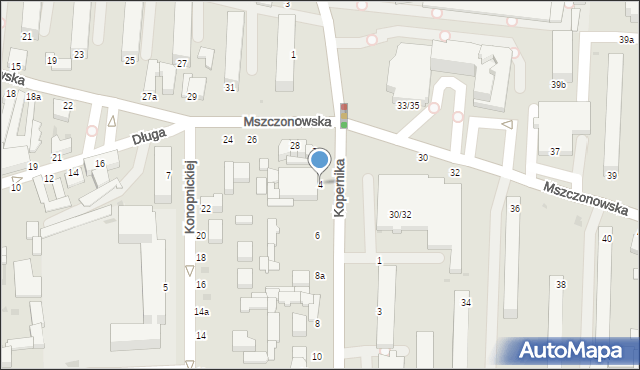 Skierniewice, Kopernika Mikołaja, 4, mapa Skierniewic