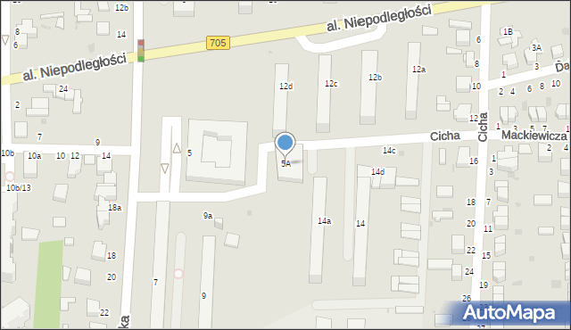 Skierniewice, Kopernika Mikołaja, 5A, mapa Skierniewic