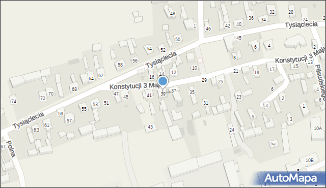 Skomlin, Konstytucji 3 Maja, 39, mapa Skomlin