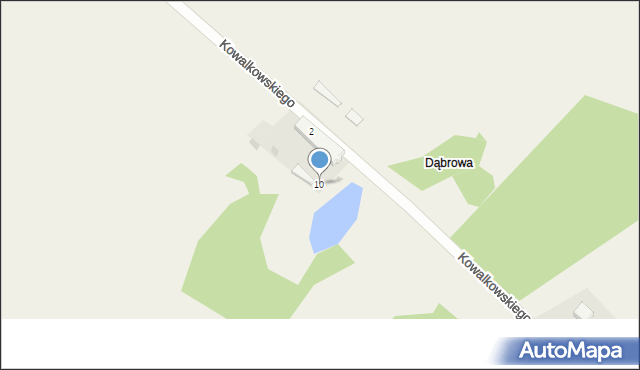 Skrzatusz, Kowalkowskiego Marcina, 10, mapa Skrzatusz