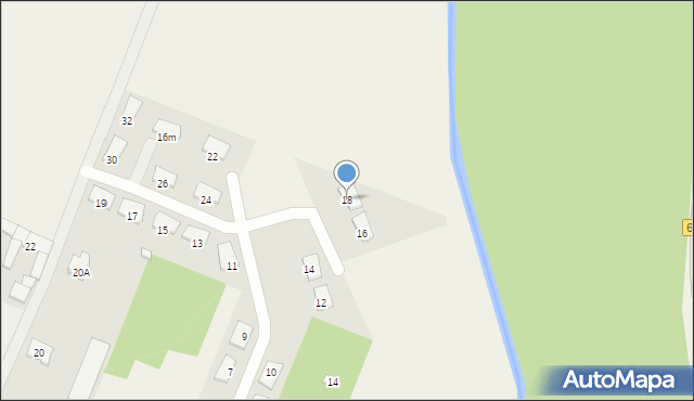 Skrzeszew, Kościelna, 14h, mapa Skrzeszew