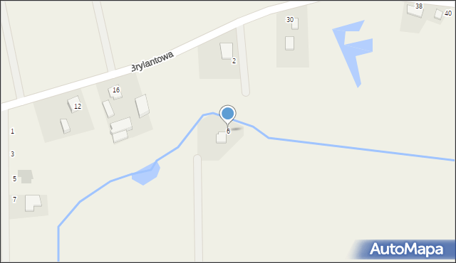 Skrzeszewo, Koralowa, 6, mapa Skrzeszewo