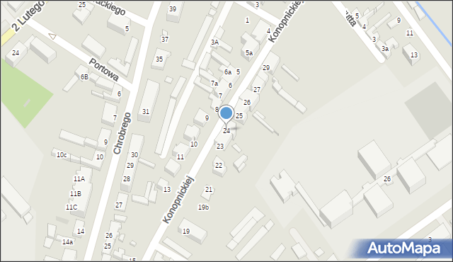 Skwierzyna, Konopnickiej Marii, 24, mapa Skwierzyna
