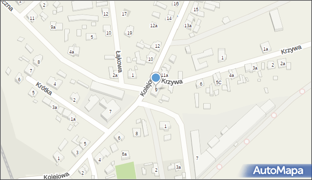 Sławoszowice, Kolejowa, 9, mapa Sławoszowice