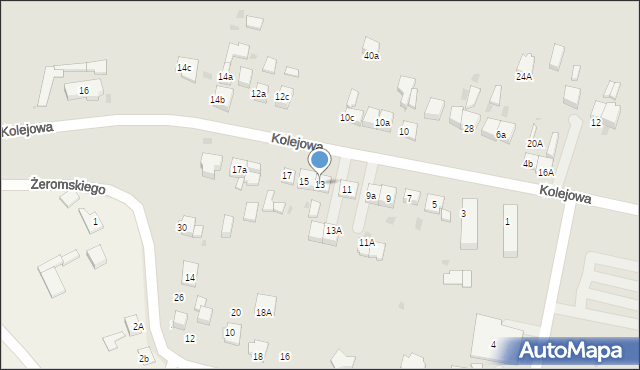 Słomniki, Kolejowa, 13, mapa Słomniki