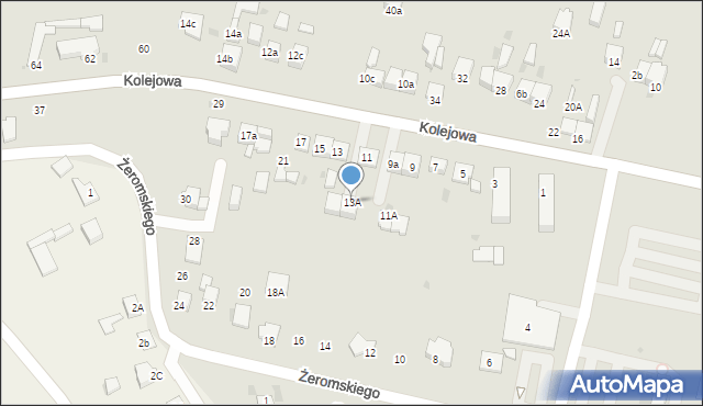 Słomniki, Kolejowa, 13A, mapa Słomniki