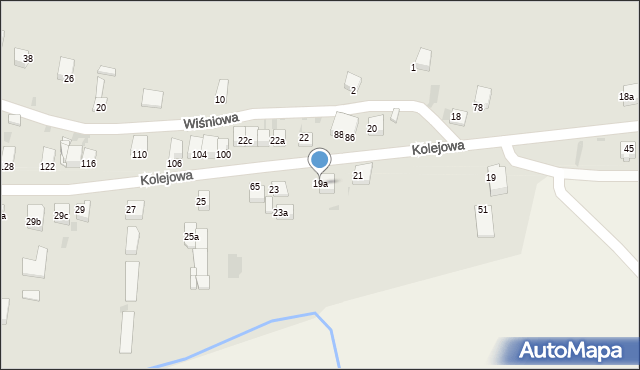 Słomniki, Kolejowa, 19a, mapa Słomniki