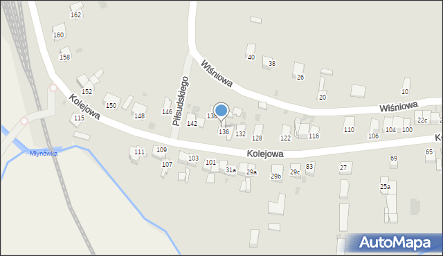 Słomniki, Kolejowa, 34a, mapa Słomniki