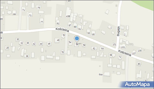 Smardzowice, Kościelna, 56, mapa Smardzowice