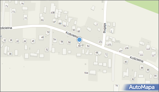 Smardzowice, Kościelna, 62, mapa Smardzowice