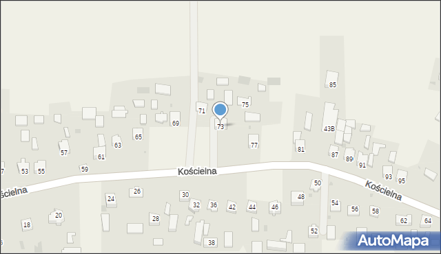 Smardzowice, Kościelna, 73, mapa Smardzowice