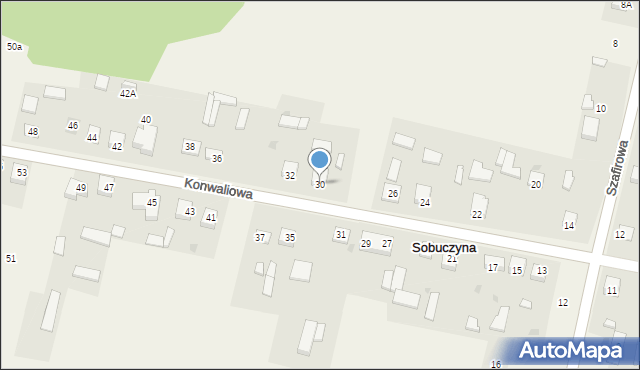 Sobuczyna, Konwaliowa, 30, mapa Sobuczyna