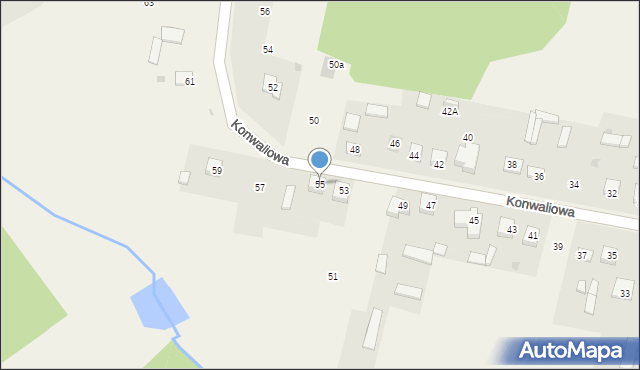 Sobuczyna, Konwaliowa, 55, mapa Sobuczyna