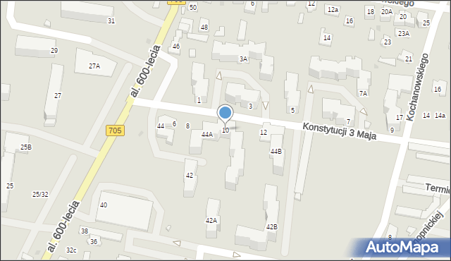Sochaczew, Konstytucji 3 Maja, 10, mapa Sochaczew