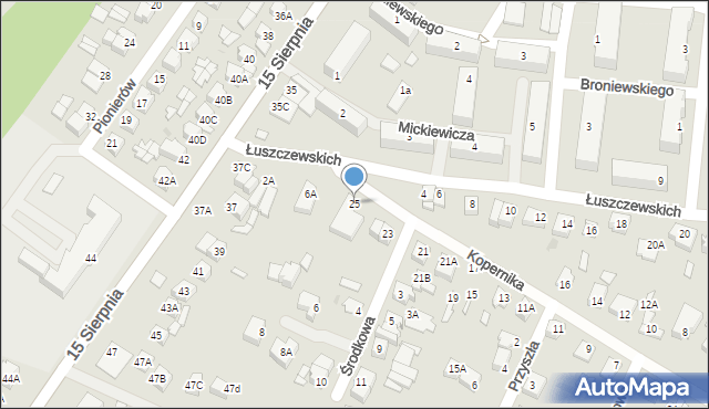 Sochaczew, Kopernika Mikołaja, 25, mapa Sochaczew