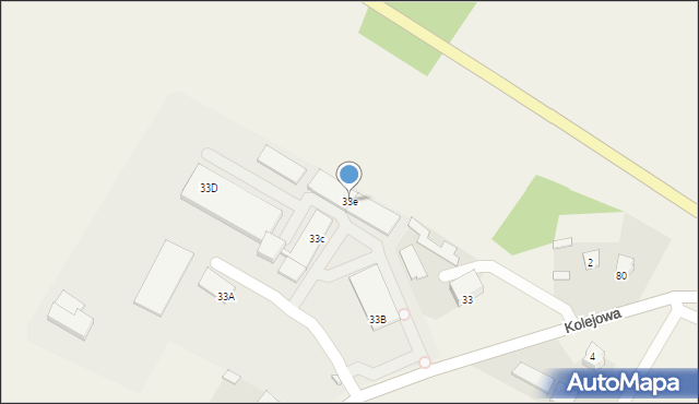 Sokoły, Kolejowa, 33e, mapa Sokoły