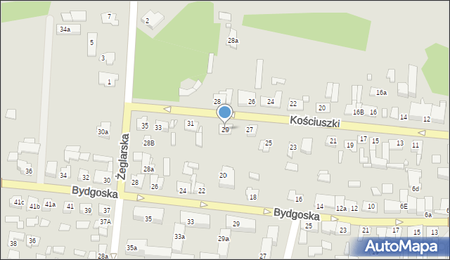 Solec Kujawski, Kościuszki Tadeusza, gen., 29, mapa Solec Kujawski