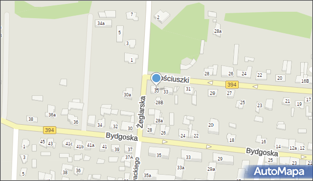 Solec Kujawski, Kościuszki Tadeusza, gen., 35, mapa Solec Kujawski