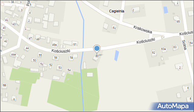 Solec-Zdrój, Kościuszki Tadeusza, gen., 60, mapa Solec-Zdrój