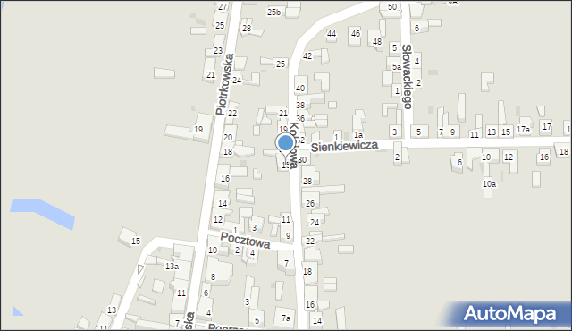 Sompolno, Kolejowa, 15, mapa Sompolno