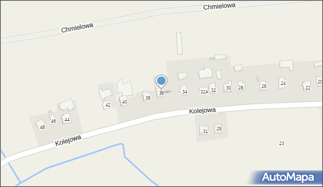 Sośnica, Kolejowa, 36, mapa Sośnica