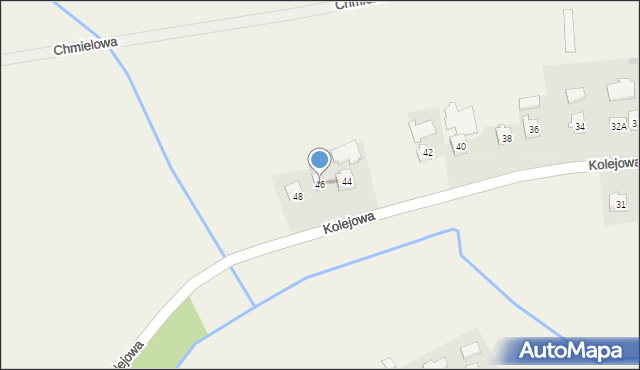 Sośnica, Kolejowa, 46, mapa Sośnica