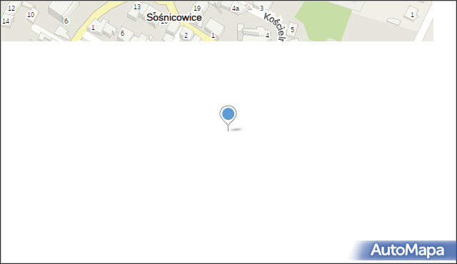 Sośnicowice, Kościuszki Tadeusza, gen., 18, mapa Sośnicowice