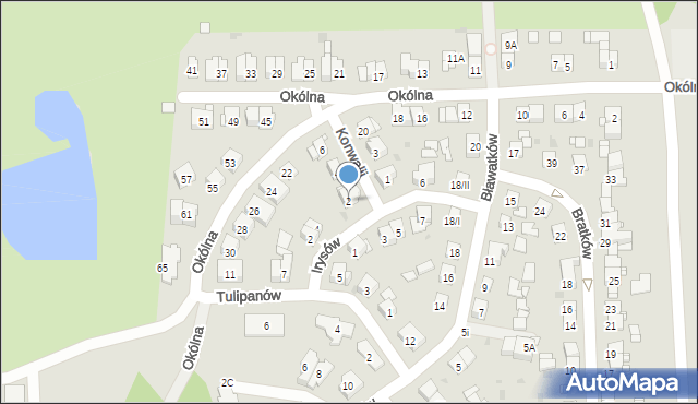 Sosnowiec, Konwalii, 2, mapa Sosnowca