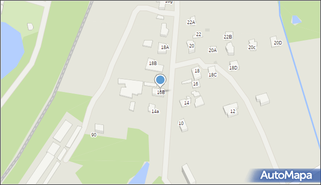 Sosnowiec, Kościuszkowców, 16B, mapa Sosnowca