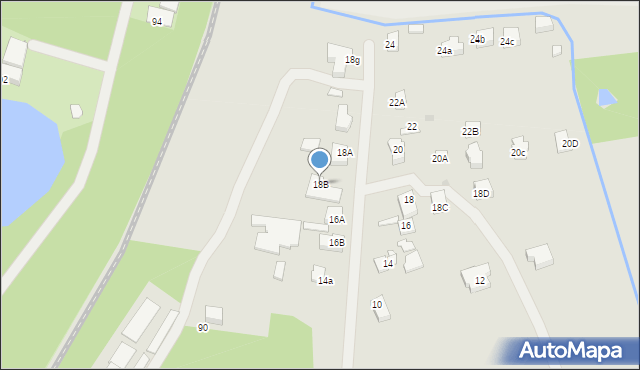 Sosnowiec, Kościuszkowców, 18B, mapa Sosnowca