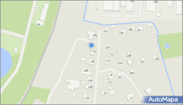 Sosnowiec, Kościuszkowców, 20A, mapa Sosnowca