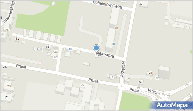 Sosnowiec, Konopnickiej Marii, 89/II, mapa Sosnowca