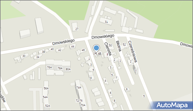 Sosnowiec, Kosynierów, 2, mapa Sosnowca