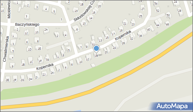 Środa Śląska, Kopernika Mikołaja, 16, mapa Środa Śląska
