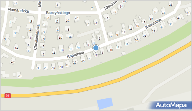 Środa Śląska, Kopernika Mikołaja, 4, mapa Środa Śląska