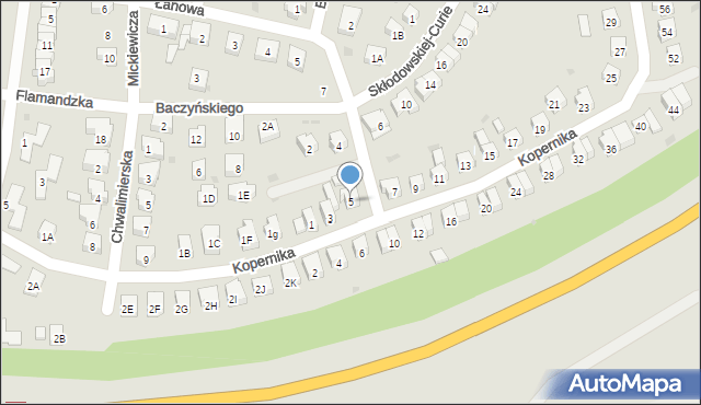 Środa Śląska, Kopernika Mikołaja, 5, mapa Środa Śląska