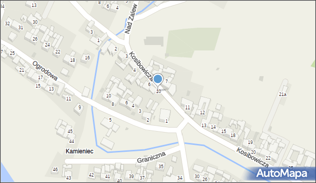 Sromowce Wyżne, Kosibowicza J., ks., 10, mapa Sromowce Wyżne