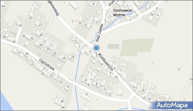 Sromowce Wyżne, Kosibowicza J., ks., 3, mapa Sromowce Wyżne