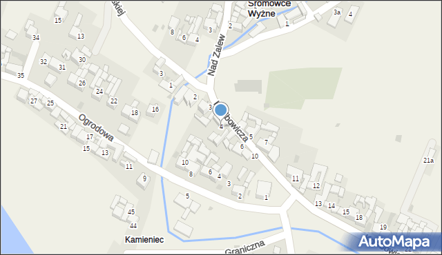 Sromowce Wyżne, Kosibowicza J., ks., 4, mapa Sromowce Wyżne