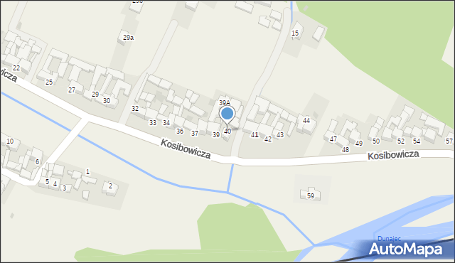 Sromowce Wyżne, Kosibowicza J., ks., 40, mapa Sromowce Wyżne