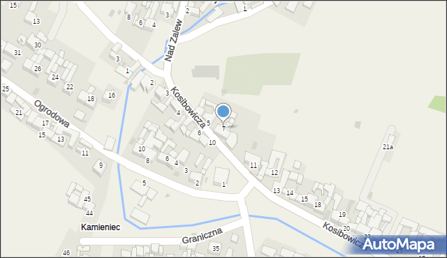 Sromowce Wyżne, Kosibowicza J., ks., 7, mapa Sromowce Wyżne