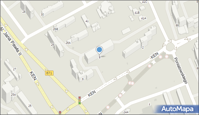 Stalowa Wola, Komisji Edukacji Narodowej, 4, mapa Stalowa Wola