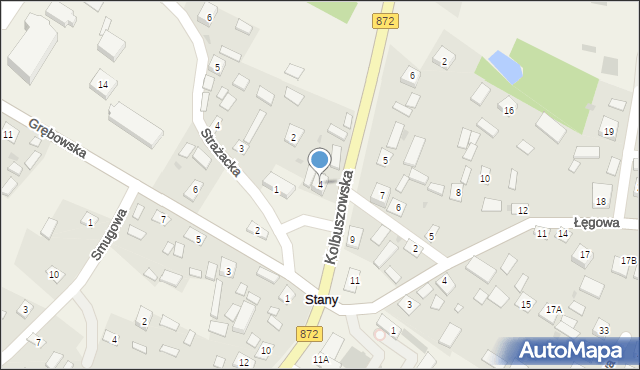 Stany, Kolbuszowska, 4, mapa Stany