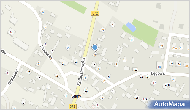 Stany, Kolbuszowska, 5, mapa Stany